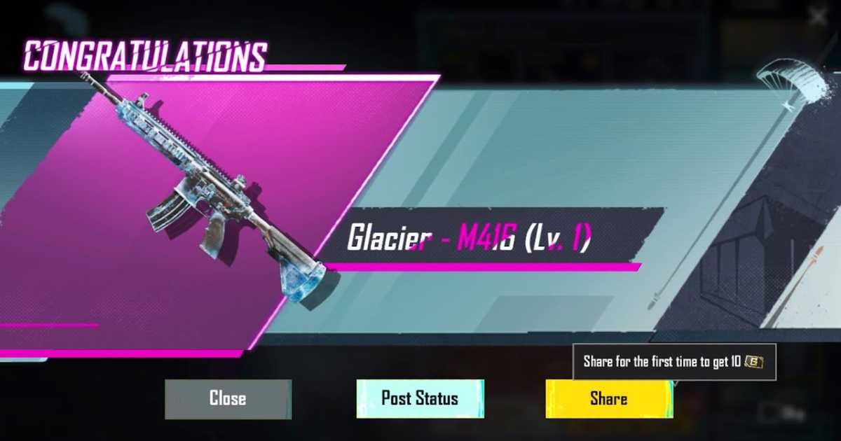 Glacier M416 skin